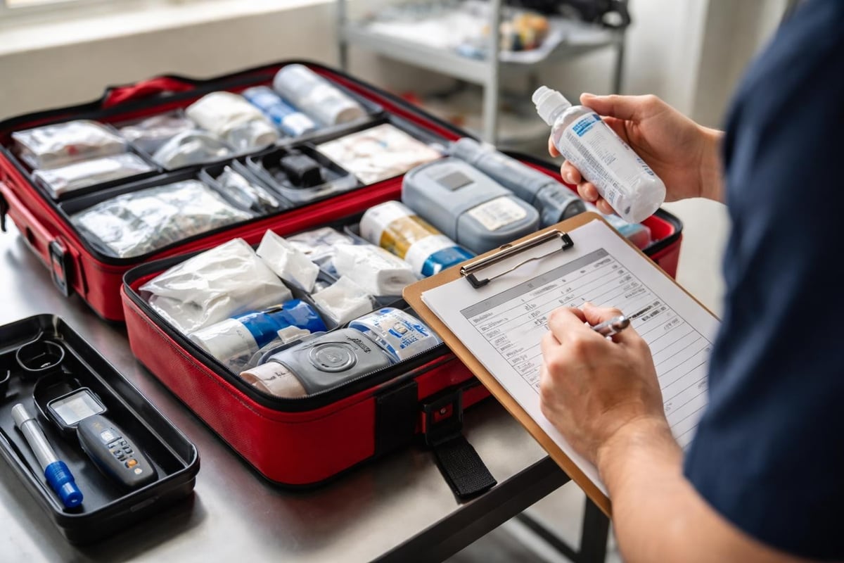 First aid kit maintenance