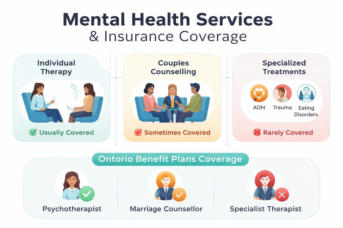 Therapy coverage categories