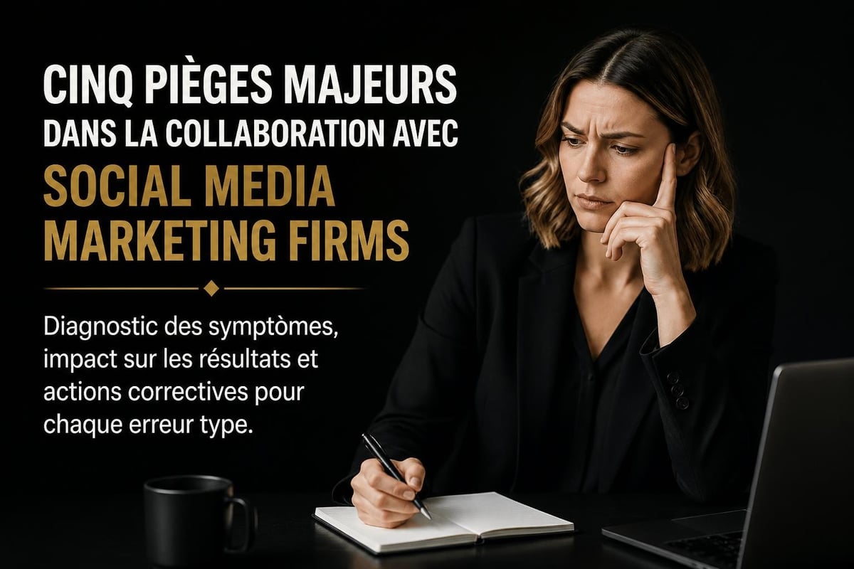Erreurs collaboration agence social media