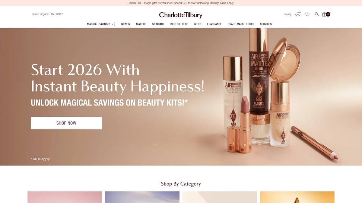 7 Best Beauty Brands Based in Covent Garden for 2026 - Charlotte Tilbury Beauty Wonderland