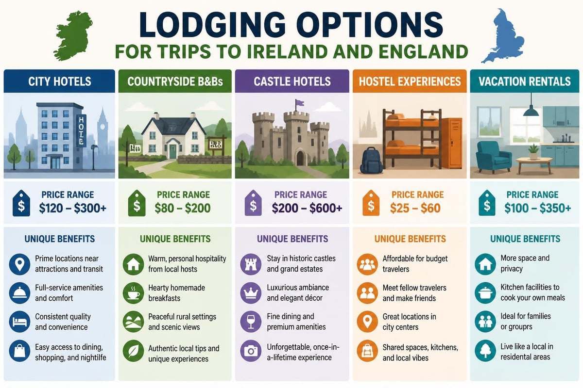 Accommodation types comparison