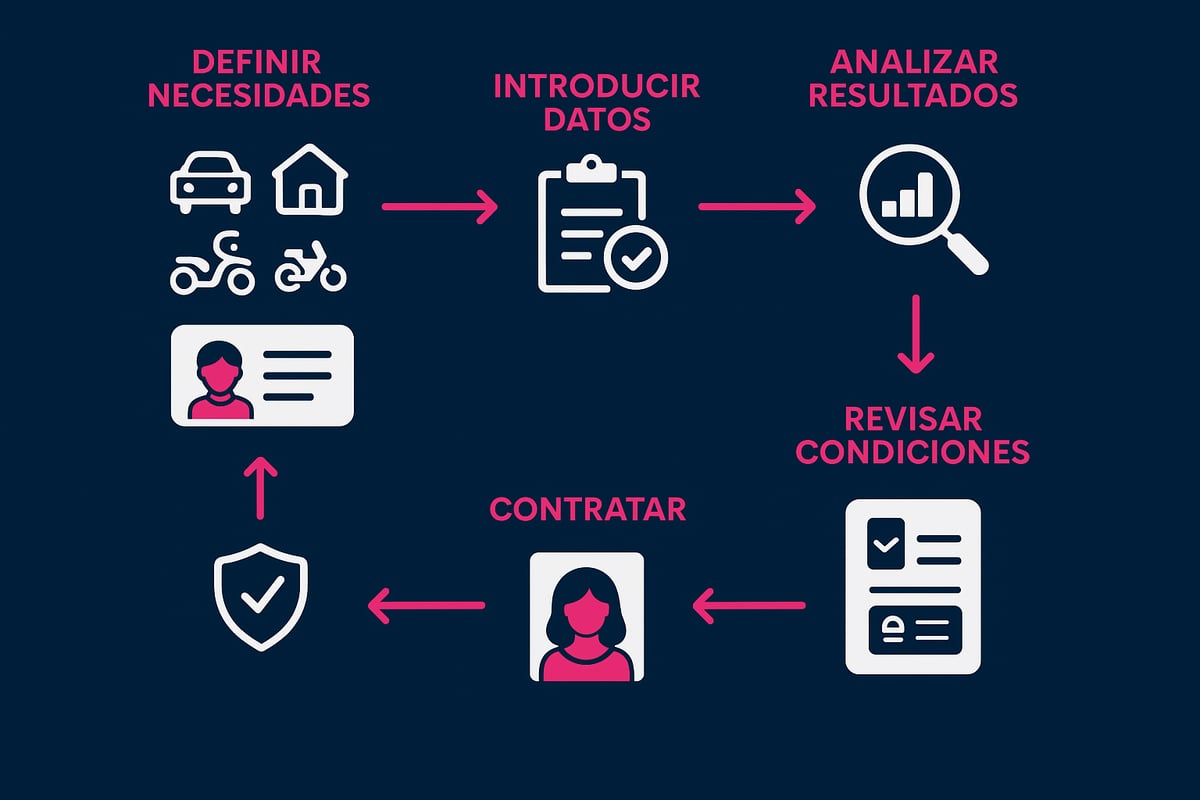 Cómo usar comparadores de seguros online paso a paso