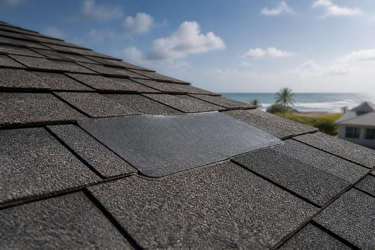 Roof patching material compatibility