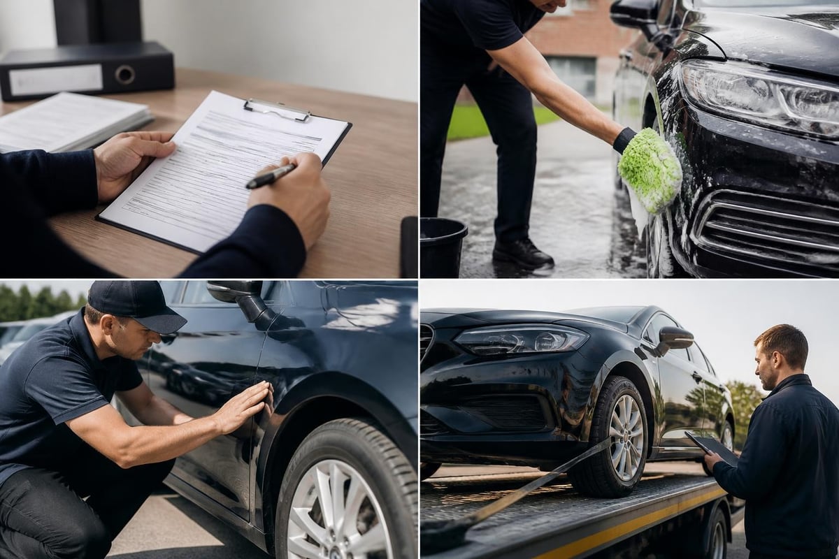 Vehicle preparation steps