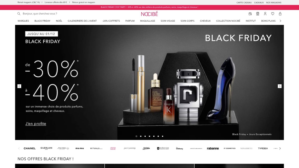 8 Meilleurs Magasin Produit Beaute à Découvrir en 2025 - Nocibé