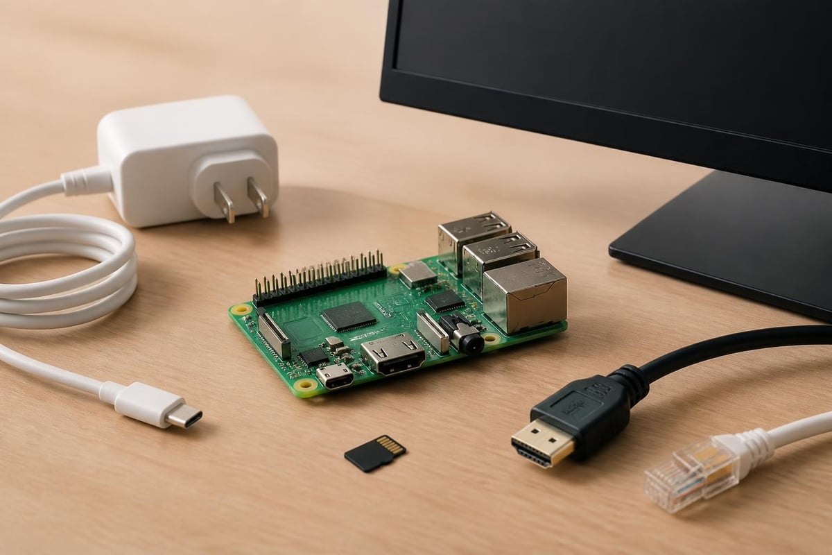 Raspberry Pi digital signage system components