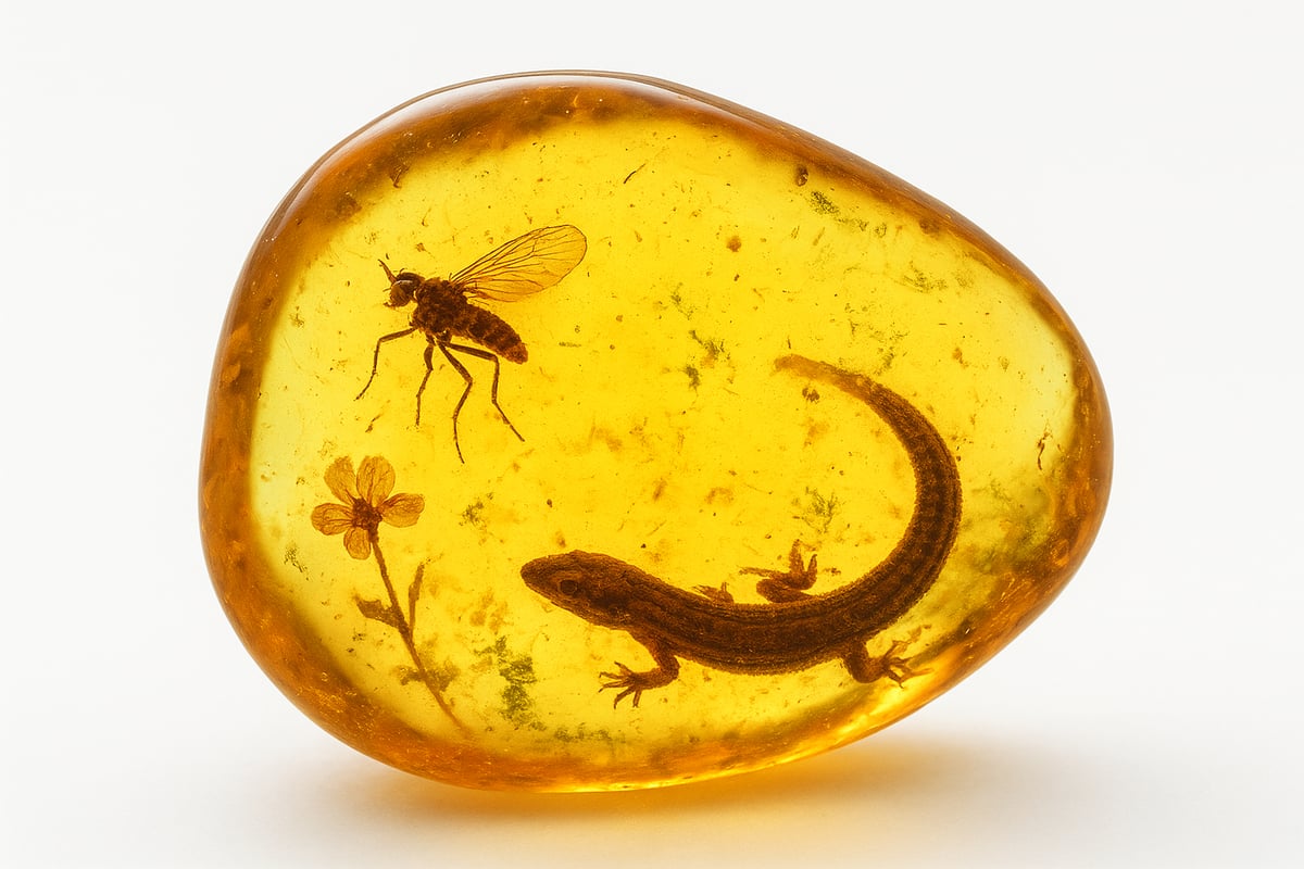 Types of Fossils Found in Amber