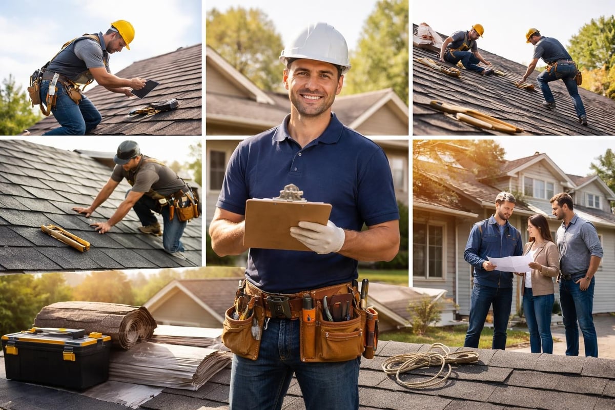 Roofing service categories