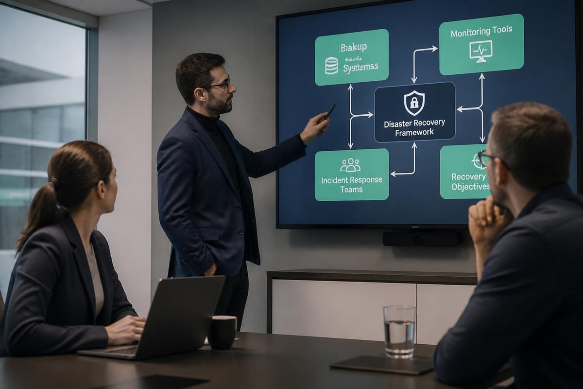 Disaster recovery components working together