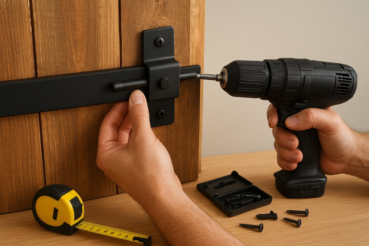 Step-by-Step Guide: Installing Barn Door Latch Hardware