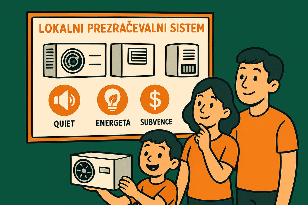 Kako izbrati pravi lokalni prezračevalni sistem?