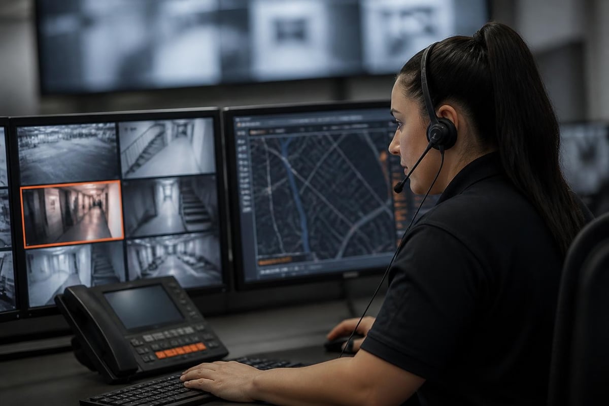Central station monitoring workflow