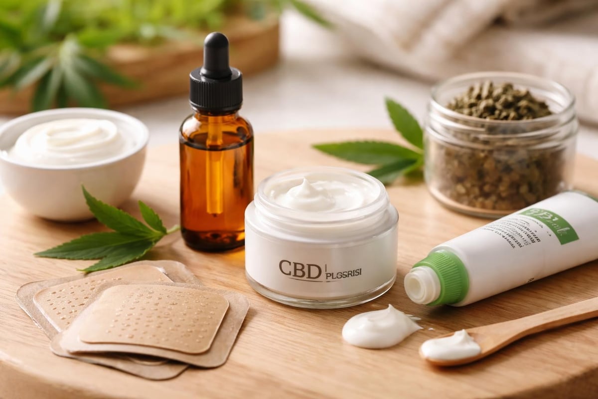 CBD application methods for psoriasis
