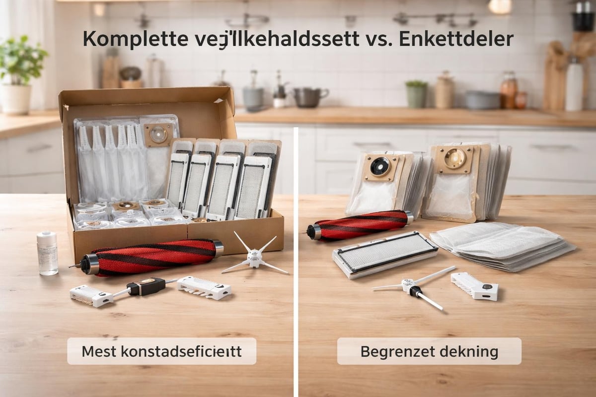 Sammenligning av reservedeler