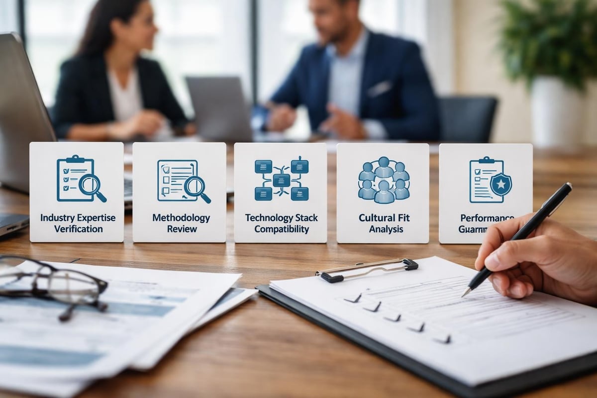 B2B consultant evaluation process