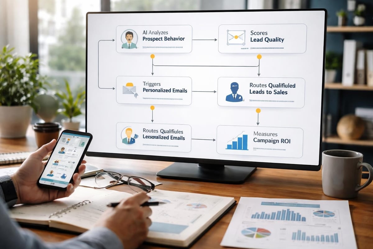 AI marketing automation workflow