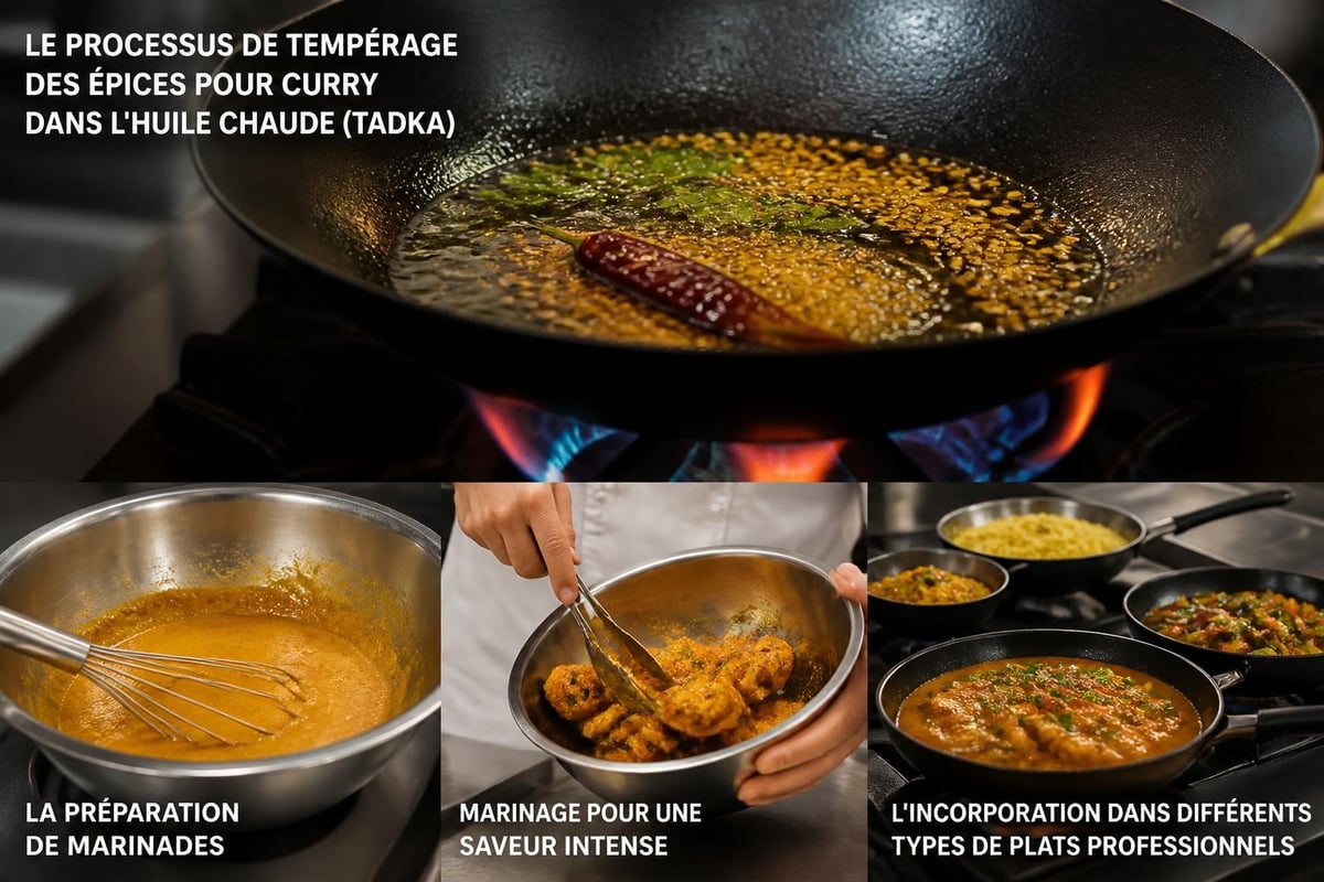 Techniques d'utilisation du curry