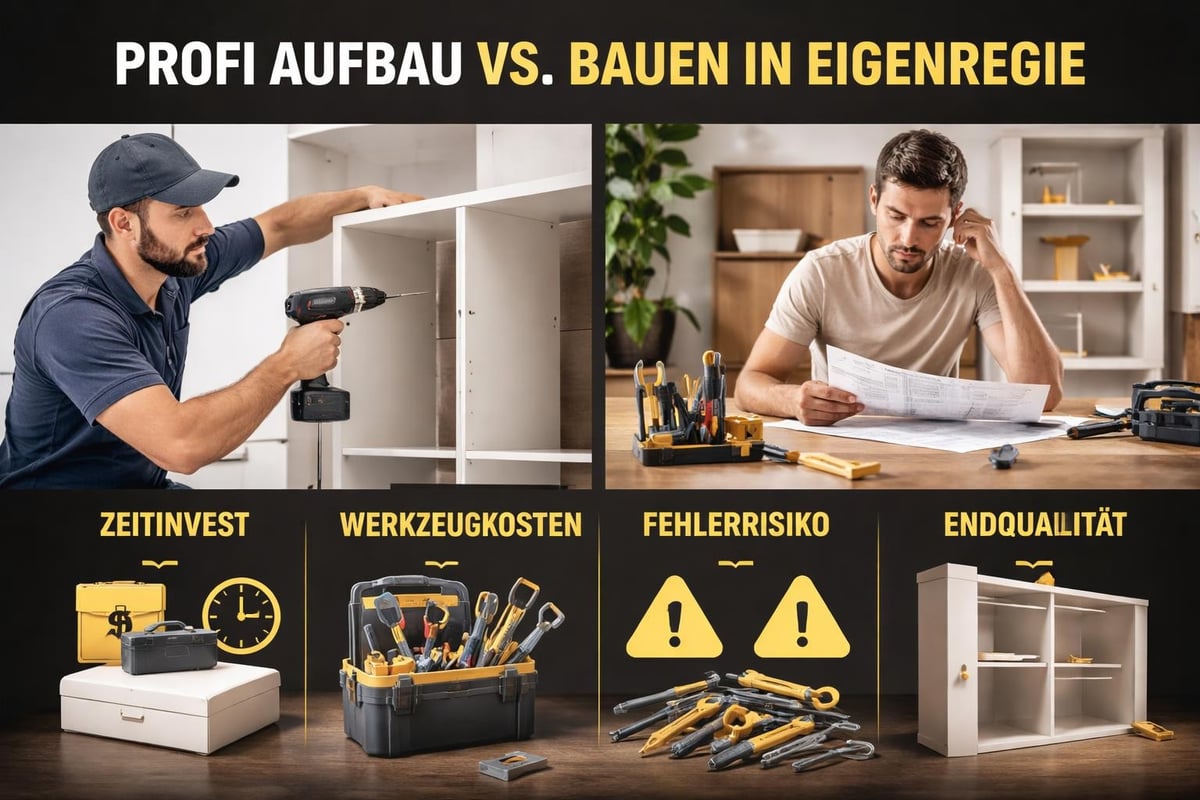 Cost breakdown furniture assembly