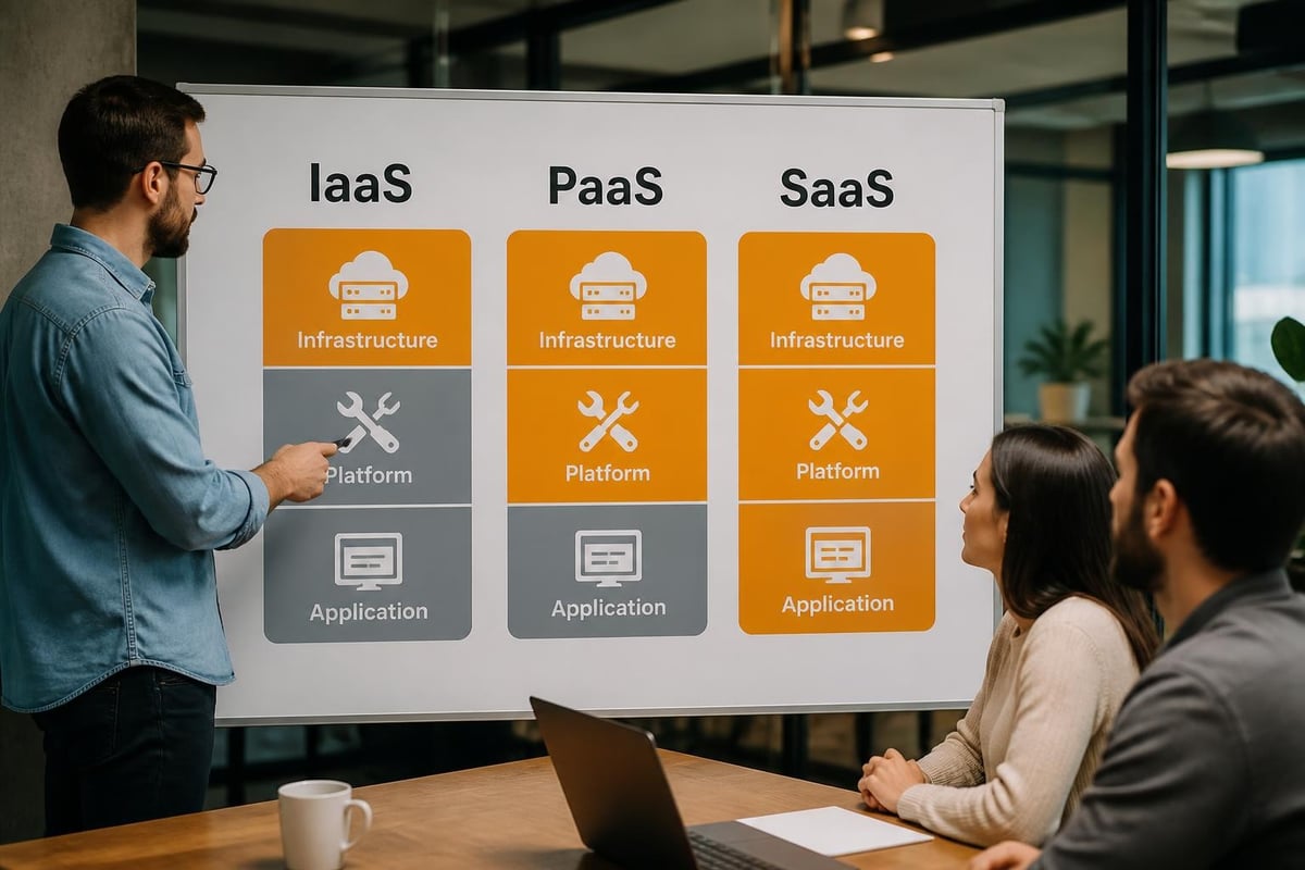 Cloud service models comparison