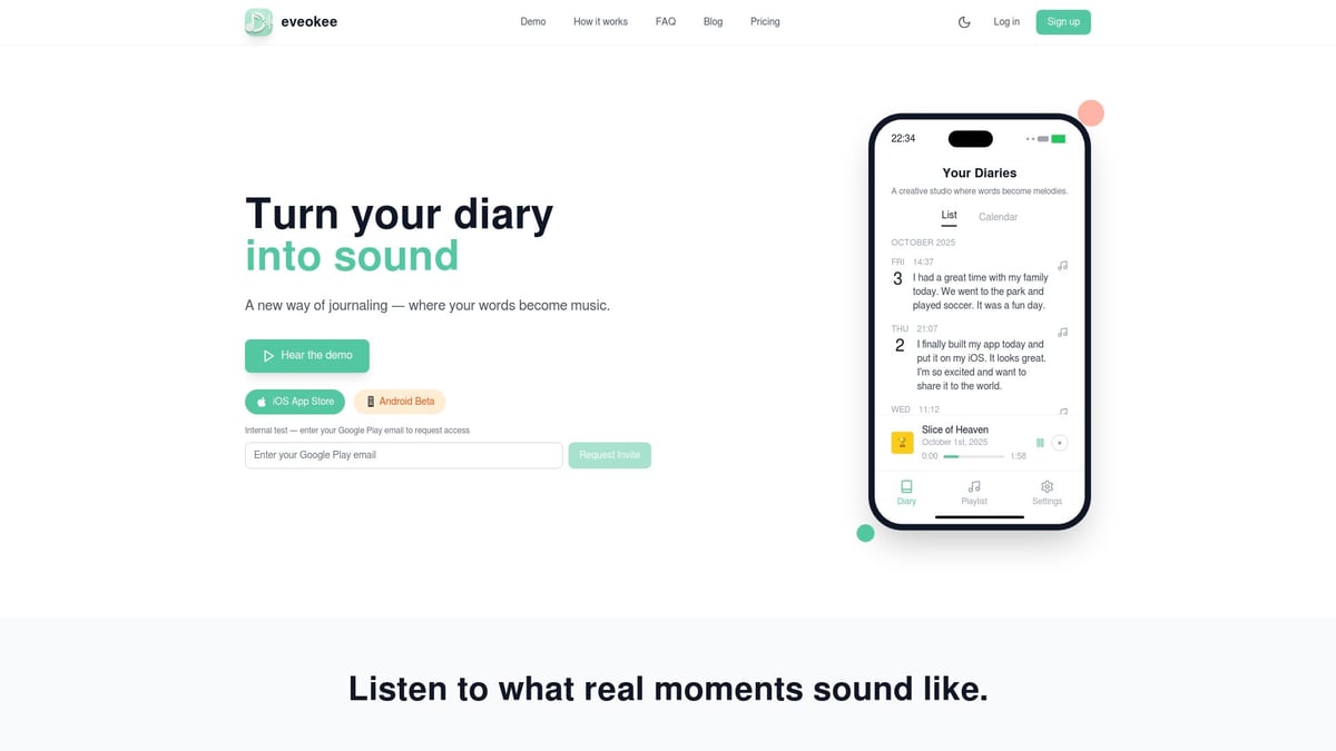 The Ultimate Guide to Using an AI Diary App in 2025 - Eveokee: Turning Memories into Music with AI Journaling