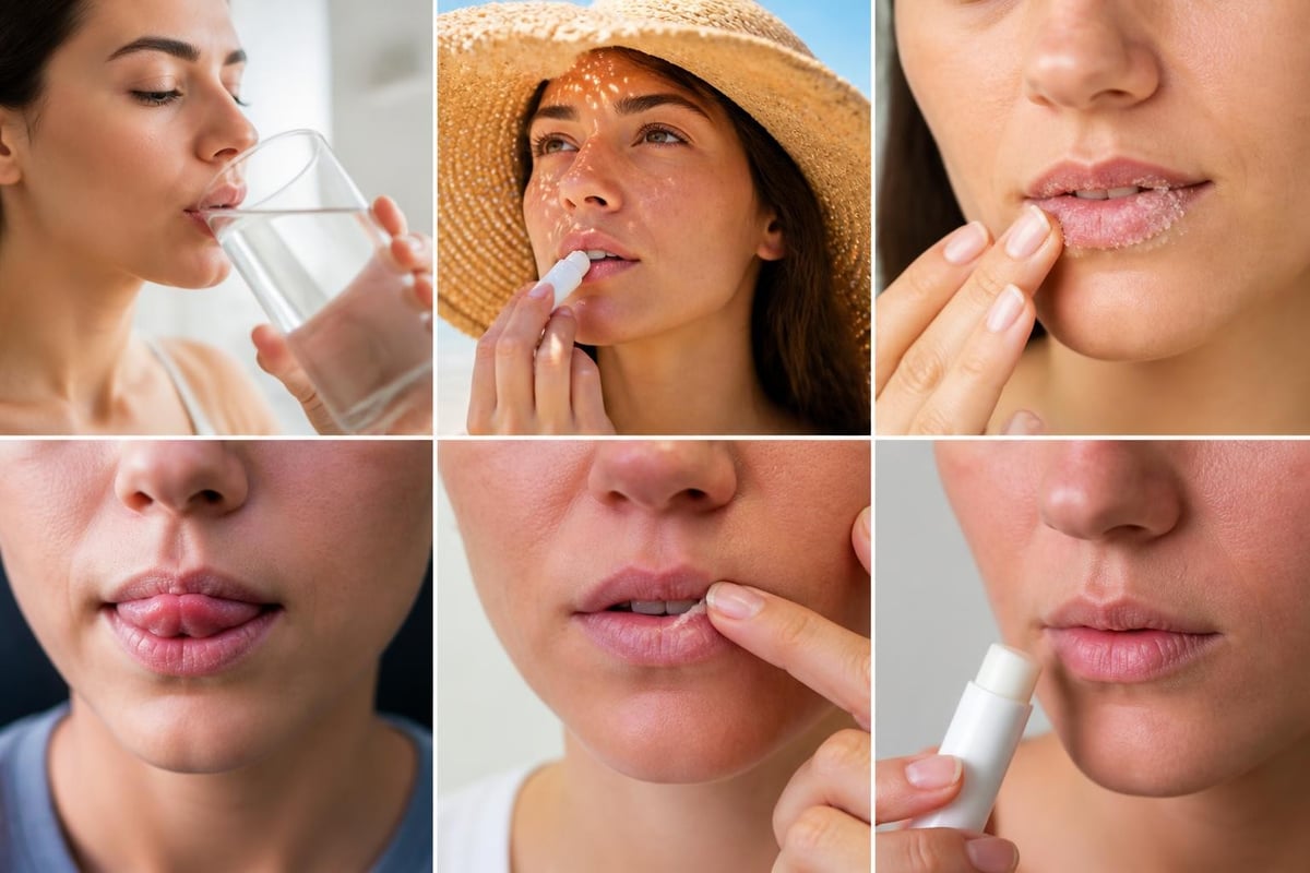 Lip care habits comparison