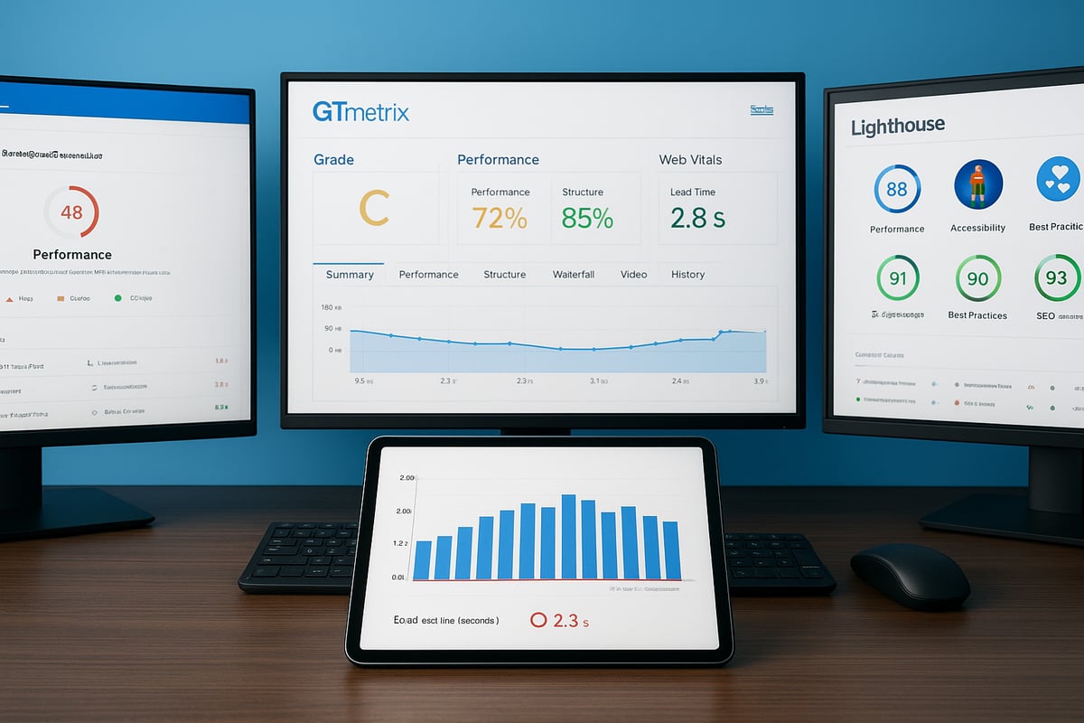 <span style="color:#3882DB">**Website Geschwindigkeit Messen: Tools & Methoden 2026**</span>