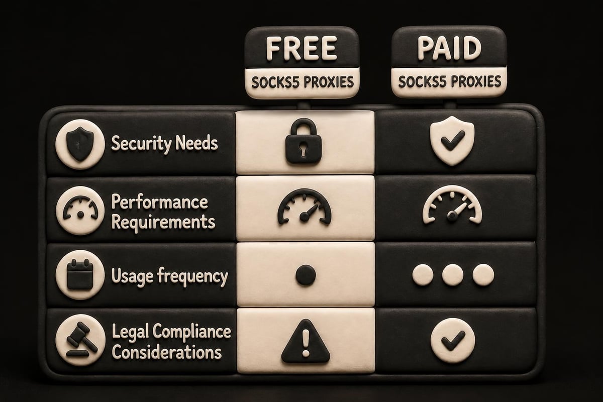 Use case comparison