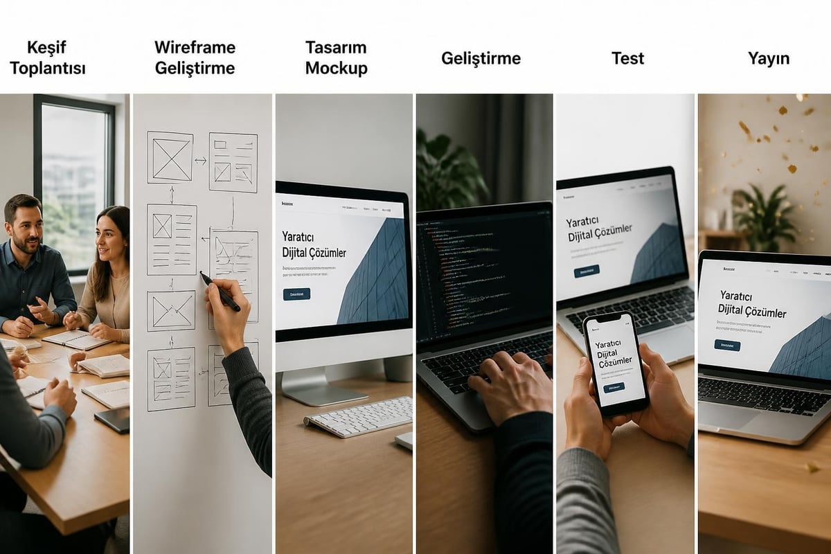 Web tasarım ajansları tasarım süreci adımları
