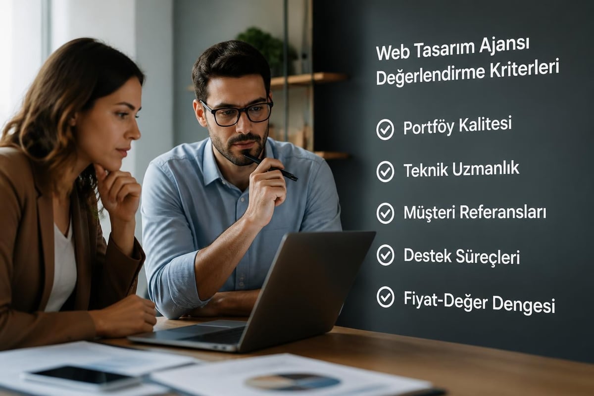 Web tasarım ajansları değerlendirme kriterleri