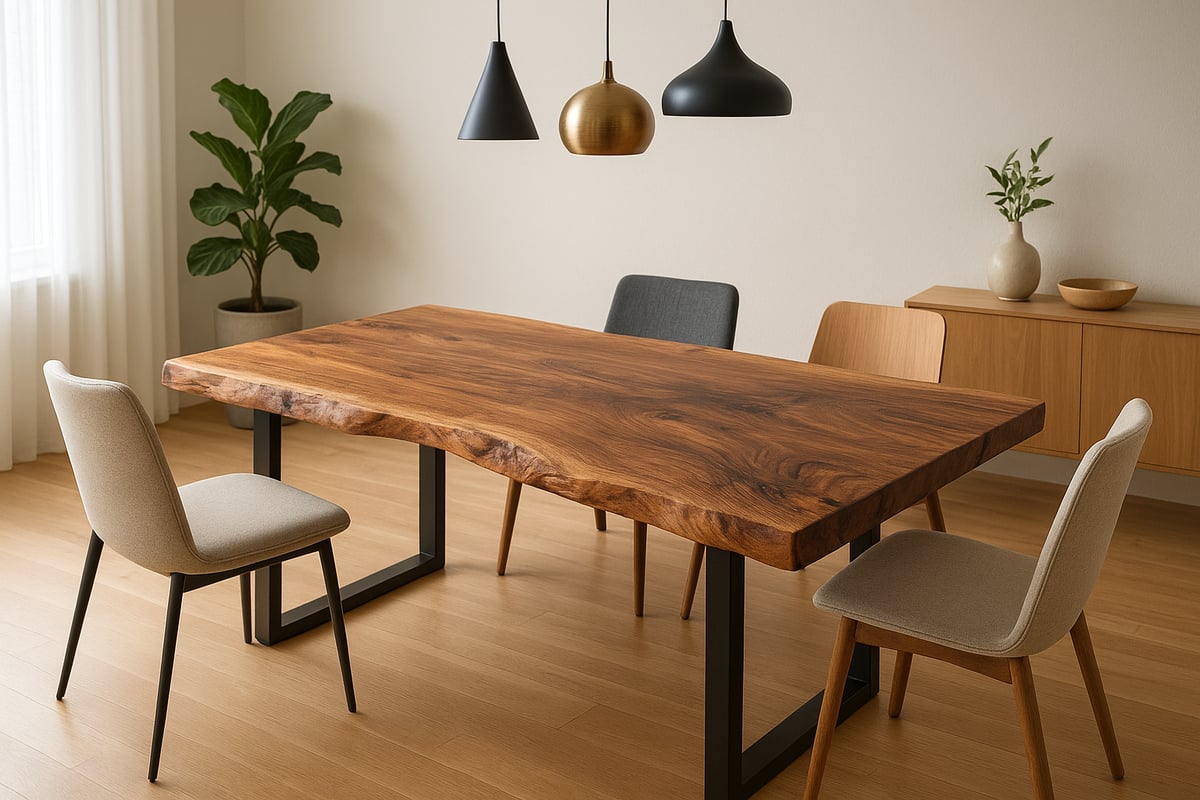 Styling and Integrating Your Tree Slab Table