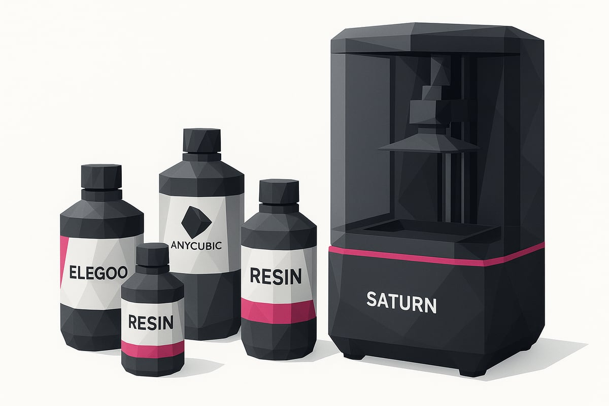 Materiales y Resinas Recomendadas para Saturn 3