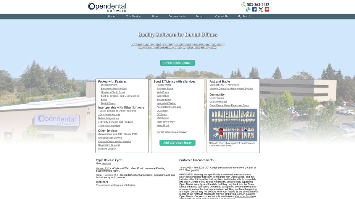 7 Essential Dental EMR Solutions to Try in 2026 2 7 Essential Dental EMR Solutions to Try in 2026 - Open Dental