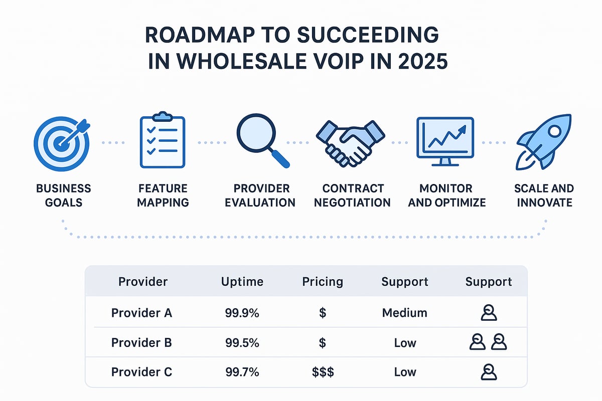 Step-by-Step Guide: How to Succeed in Wholesale VoIP in 2025