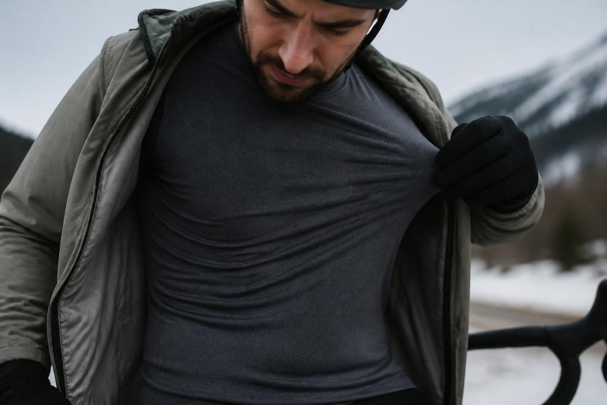 Winter cycling base layer function