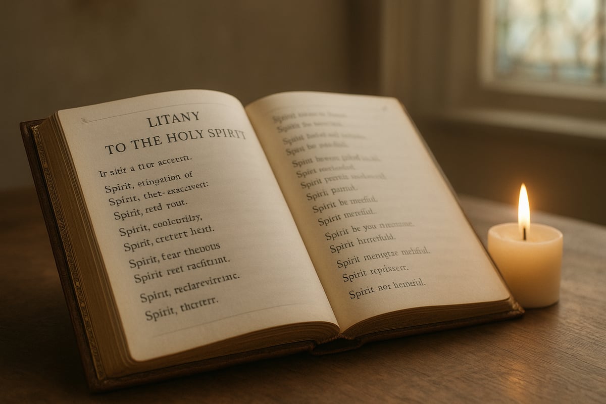 Structure and Meaning of the Litany to the Holy Spirit