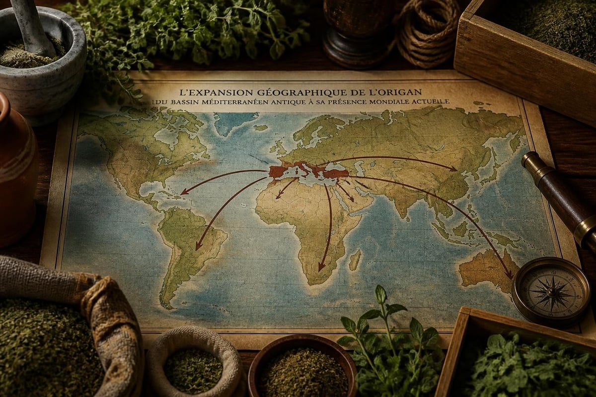 Évolution de l'origan à travers les époques