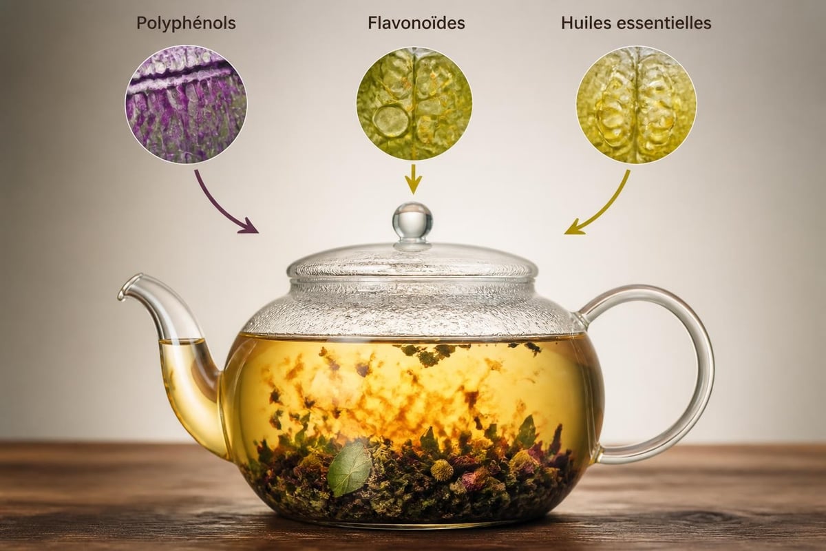 Extraction des composés actifs