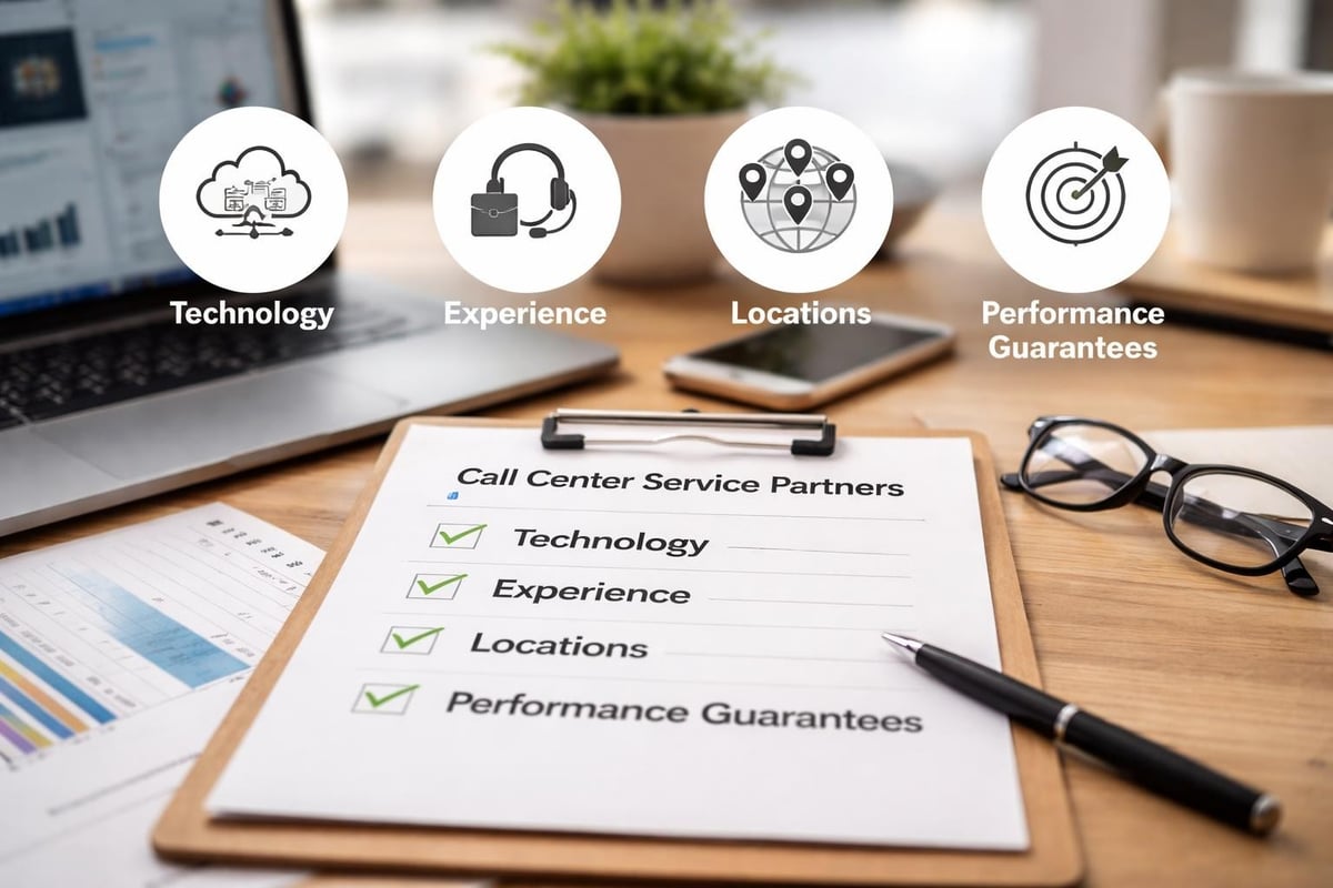 Call center provider evaluation