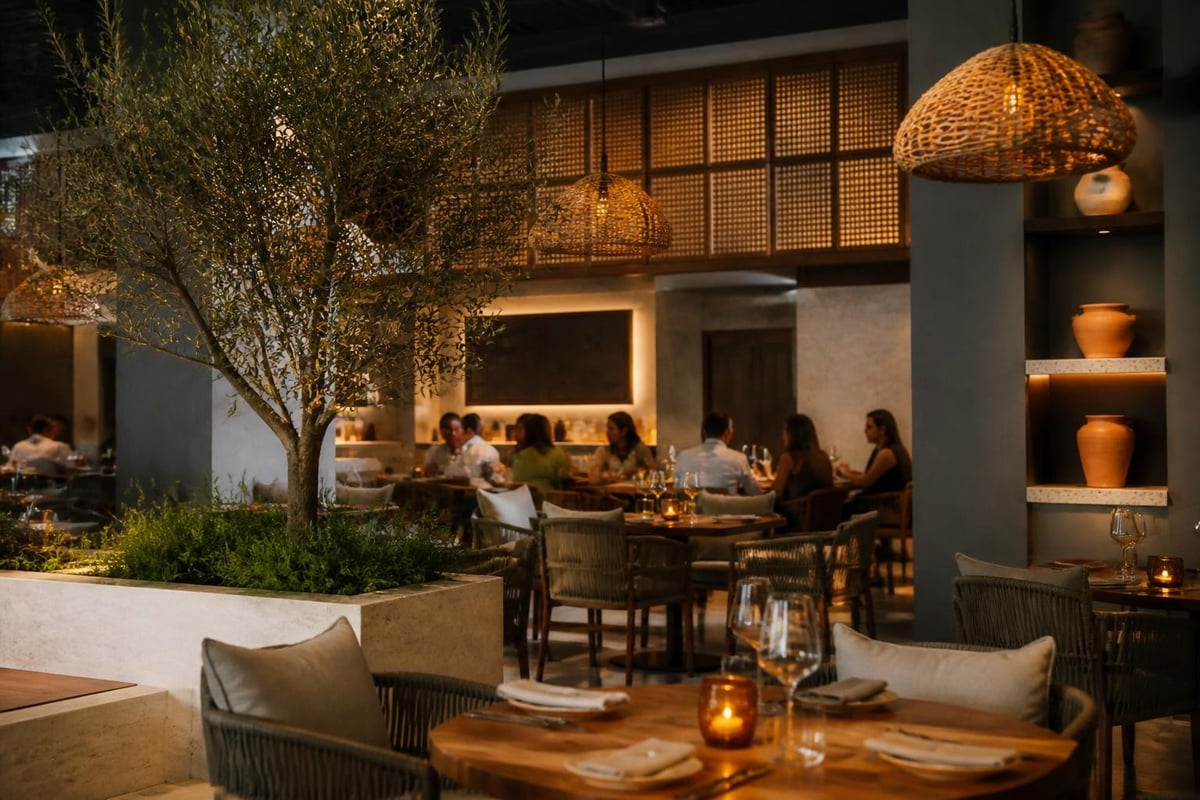 Elements of dining atmosphere