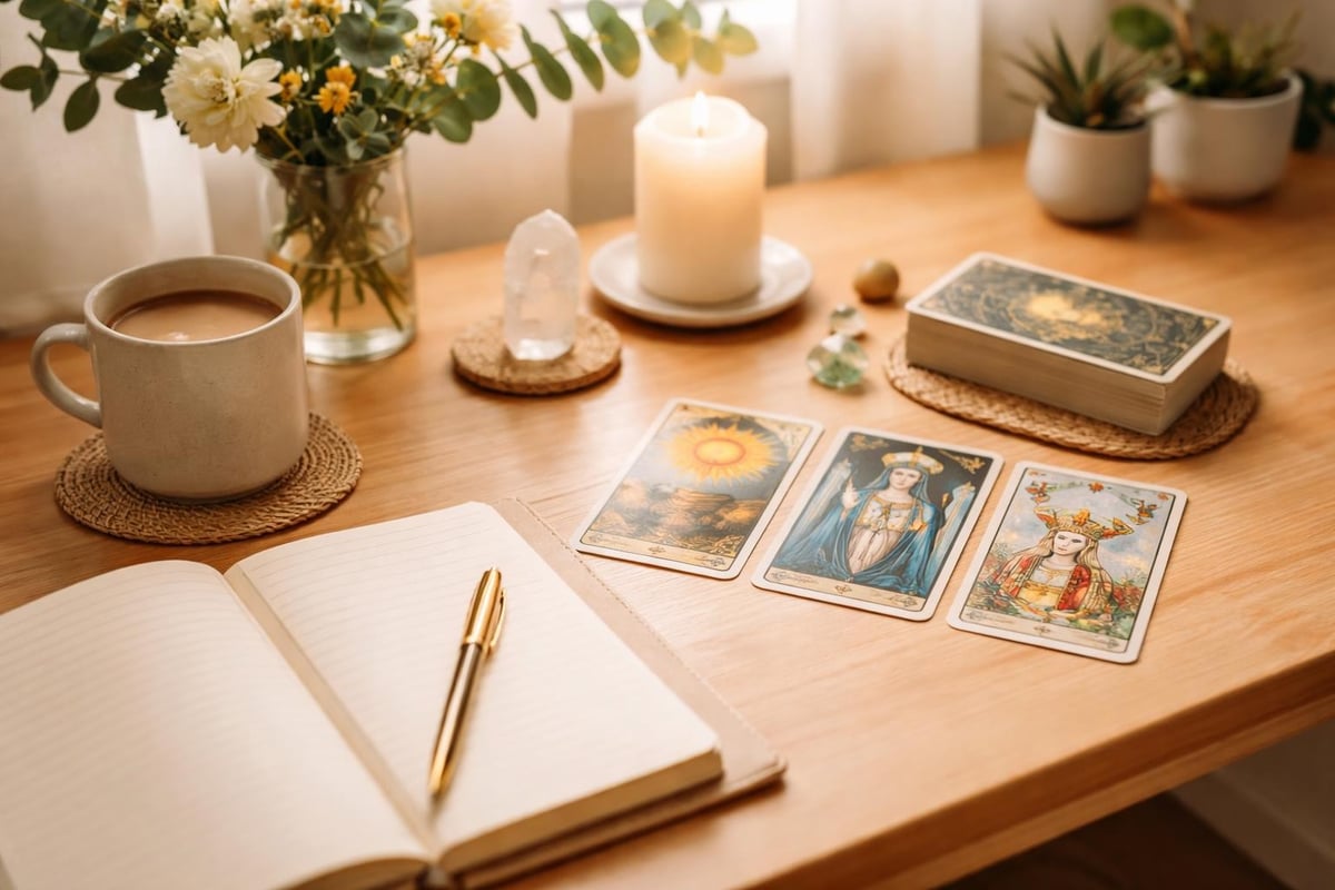 Creating a dedicated tarot practice space