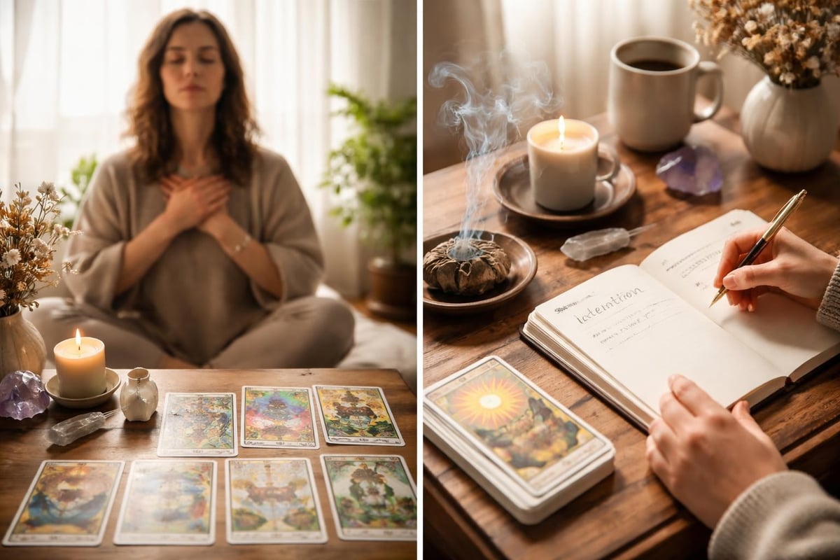 Integrating mindfulness with tarot practice