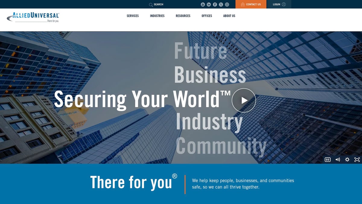 12 Top Security Companies Leading The Industry In 2025 - Allied Universal