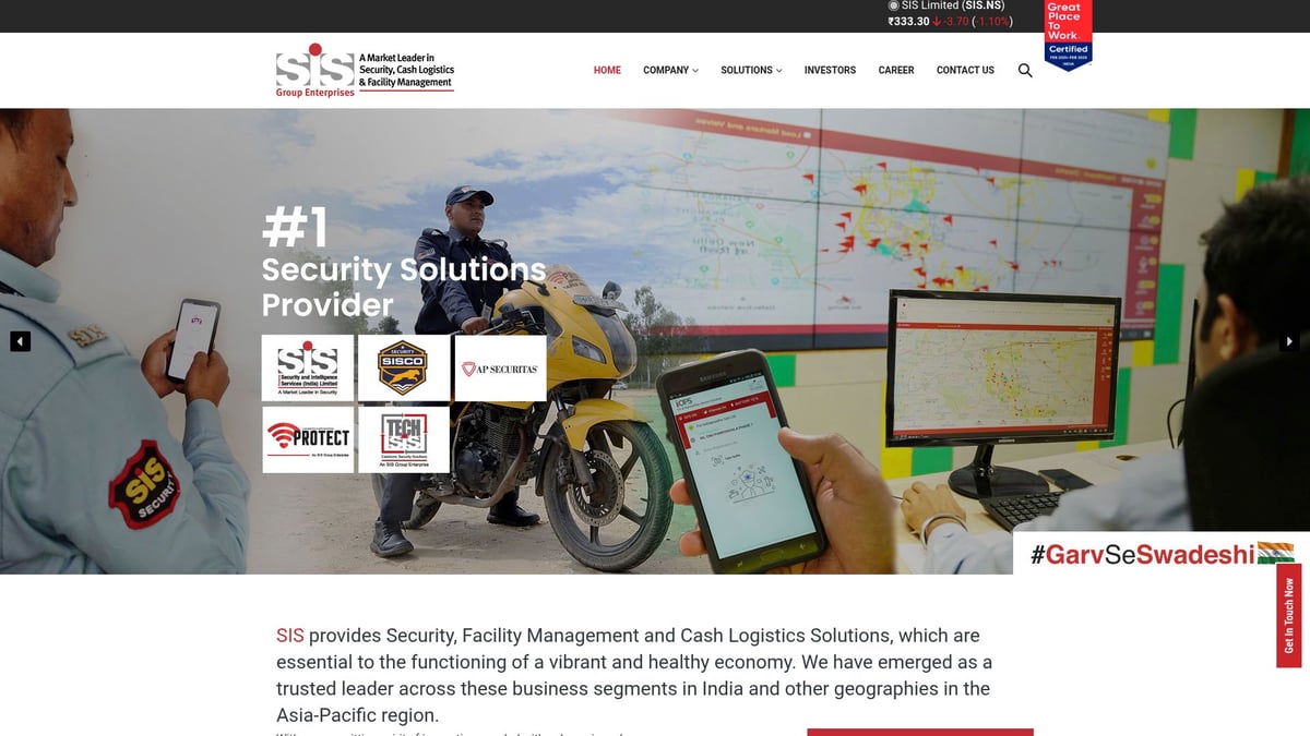 12 Top Security Companies Leading The Industry In 2025 - SIS Group