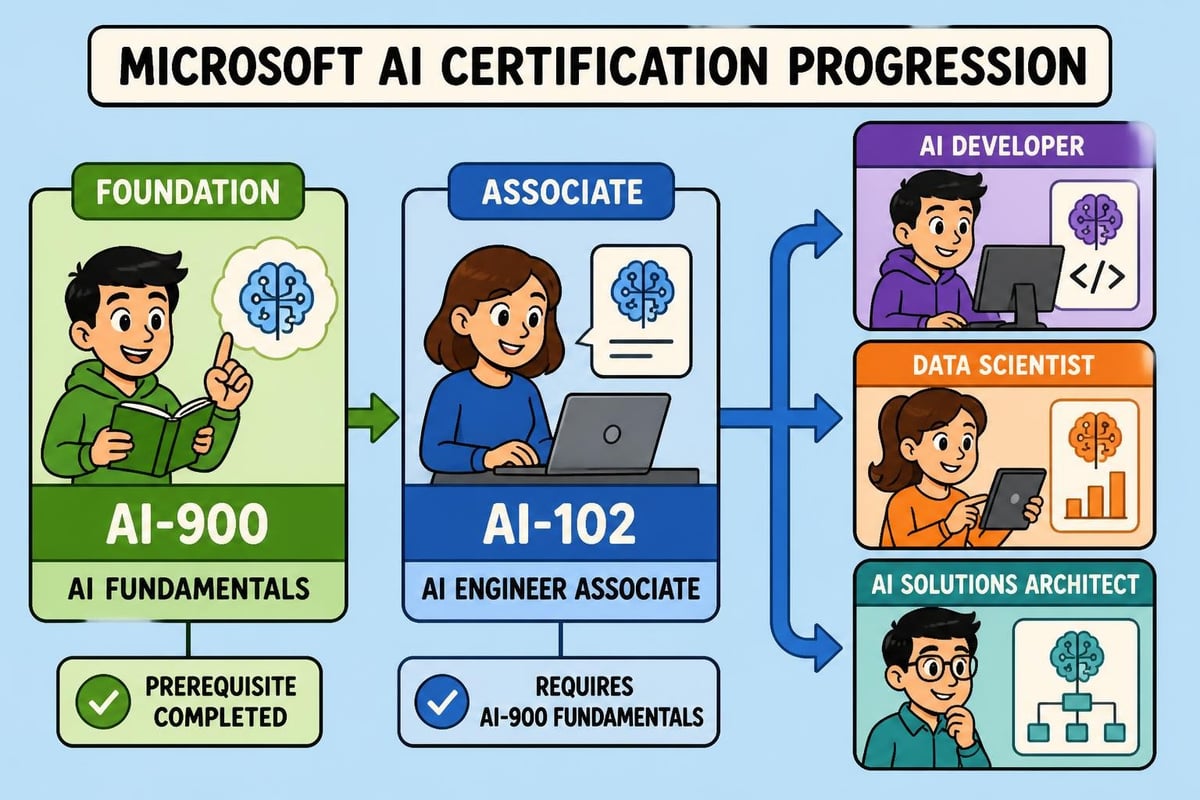 Microsoft AI certification pathways