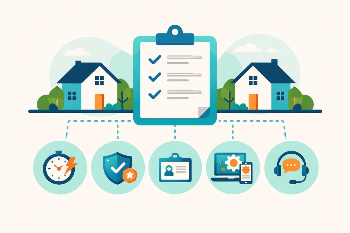 Service provider evaluation criteria