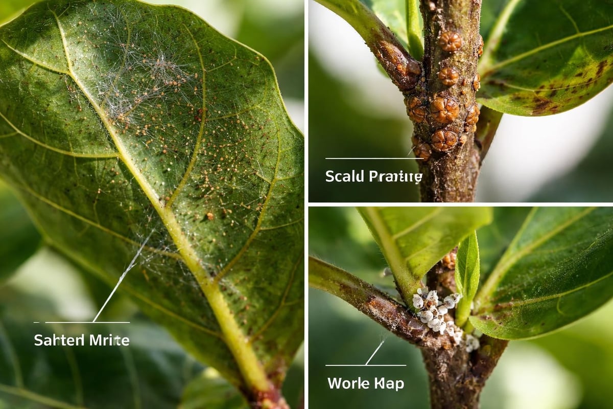 Common fiddle leaf fig pests