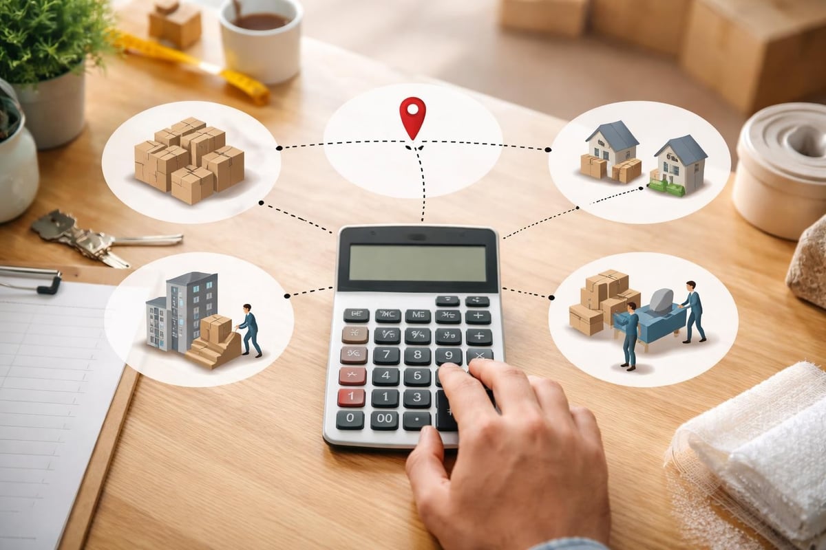 Calcul des tarifs de déménagement