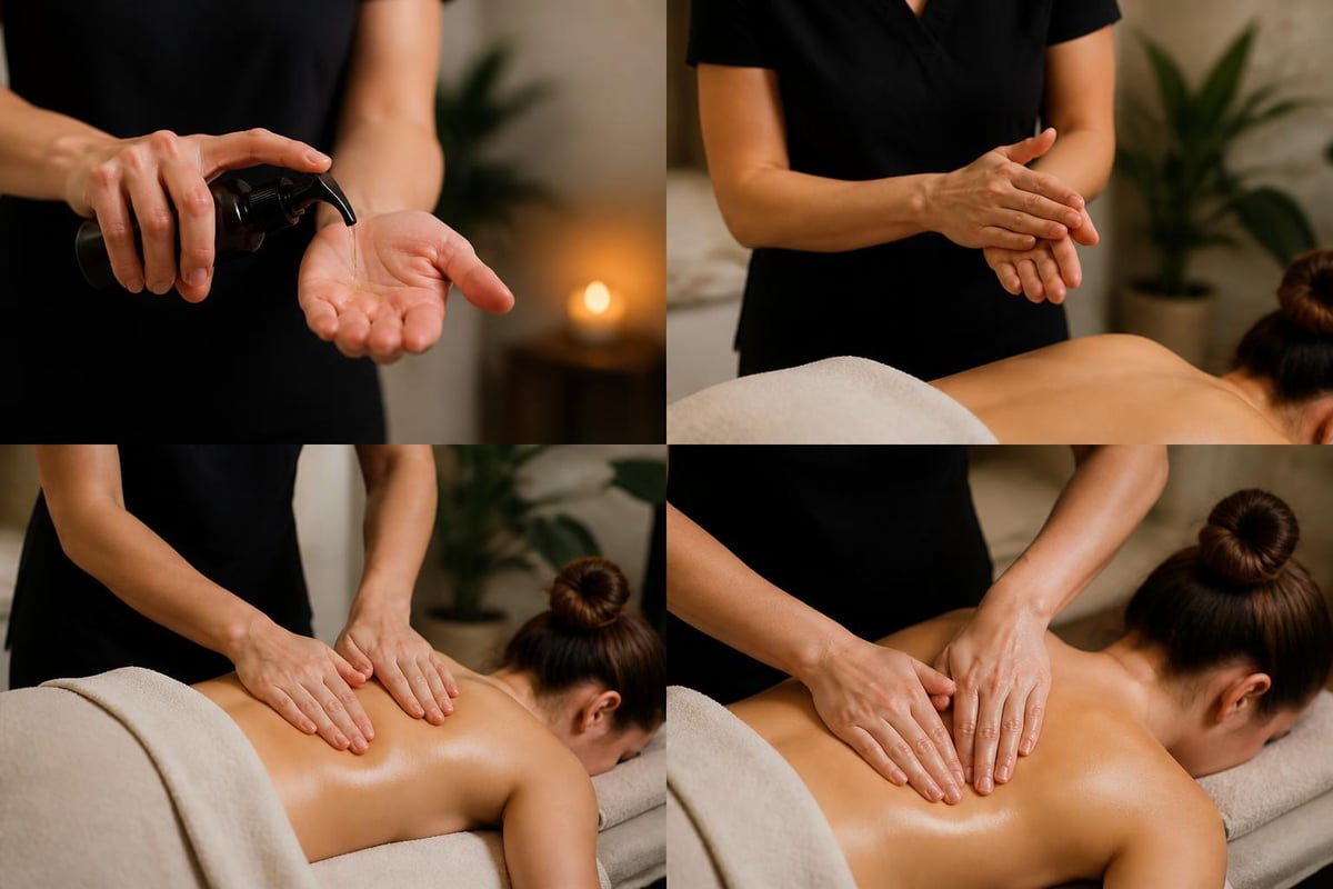 Application huile massage protocole