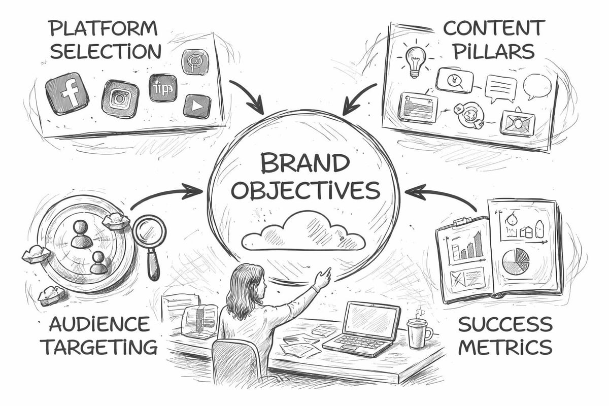 Social media strategy framework