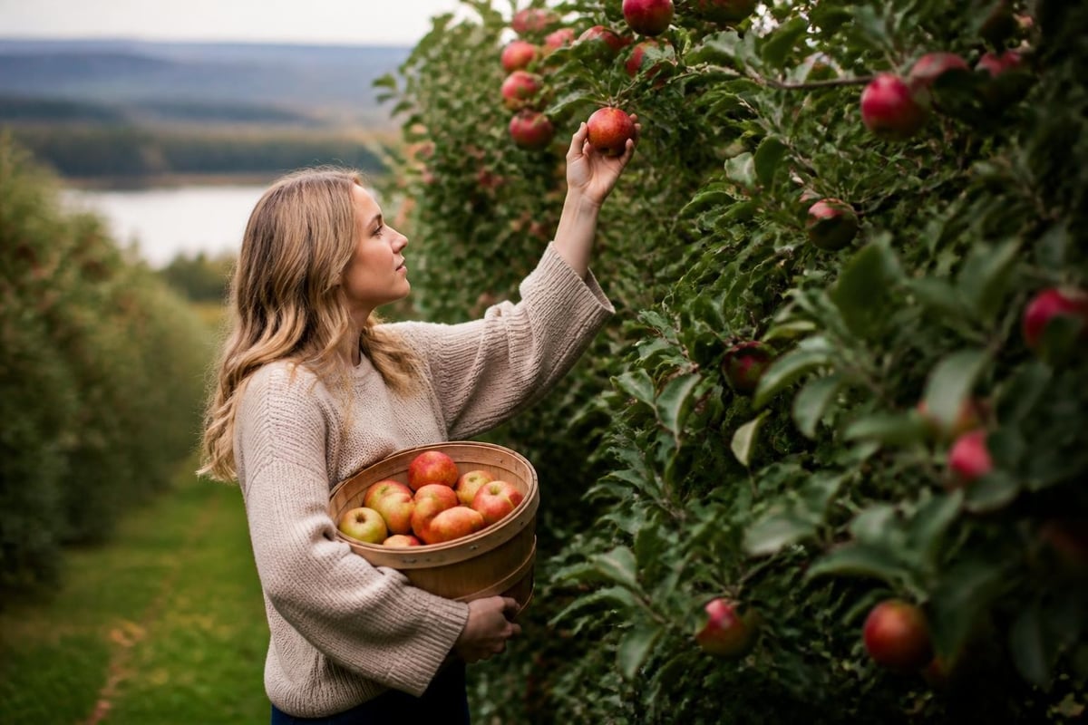 Maine farm harvest activities